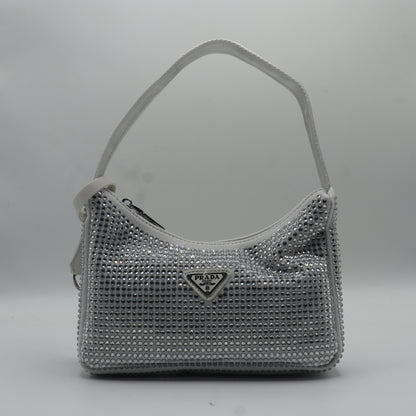 Fashionable Mini Bag with Crystals Shoulder Bag With Box PR05