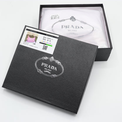 Fashionable Mini Bag with Crystals Shoulder Bag With Box PR04