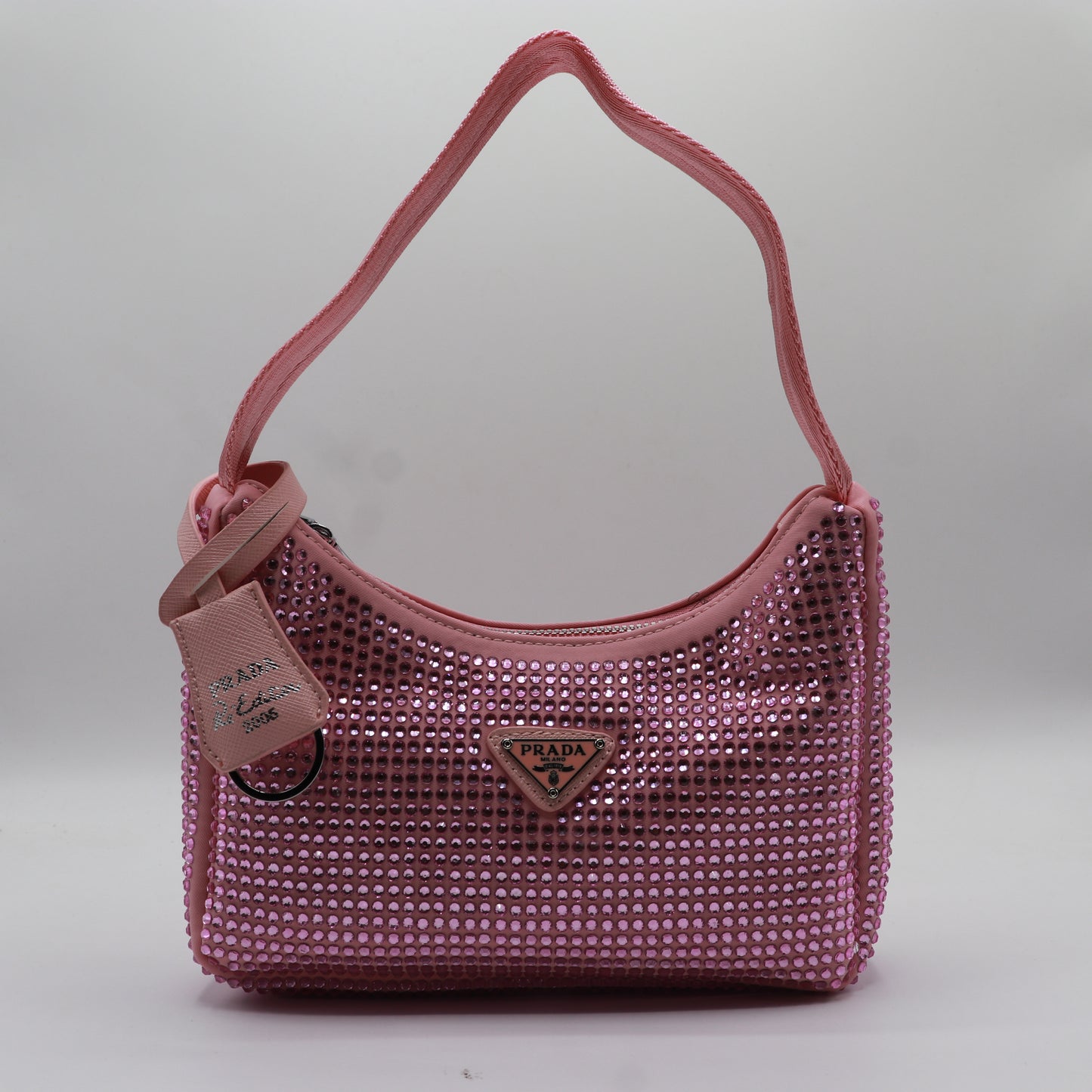 Fashionable Mini Bag with Crystals Shoulder Bag With Box PR04