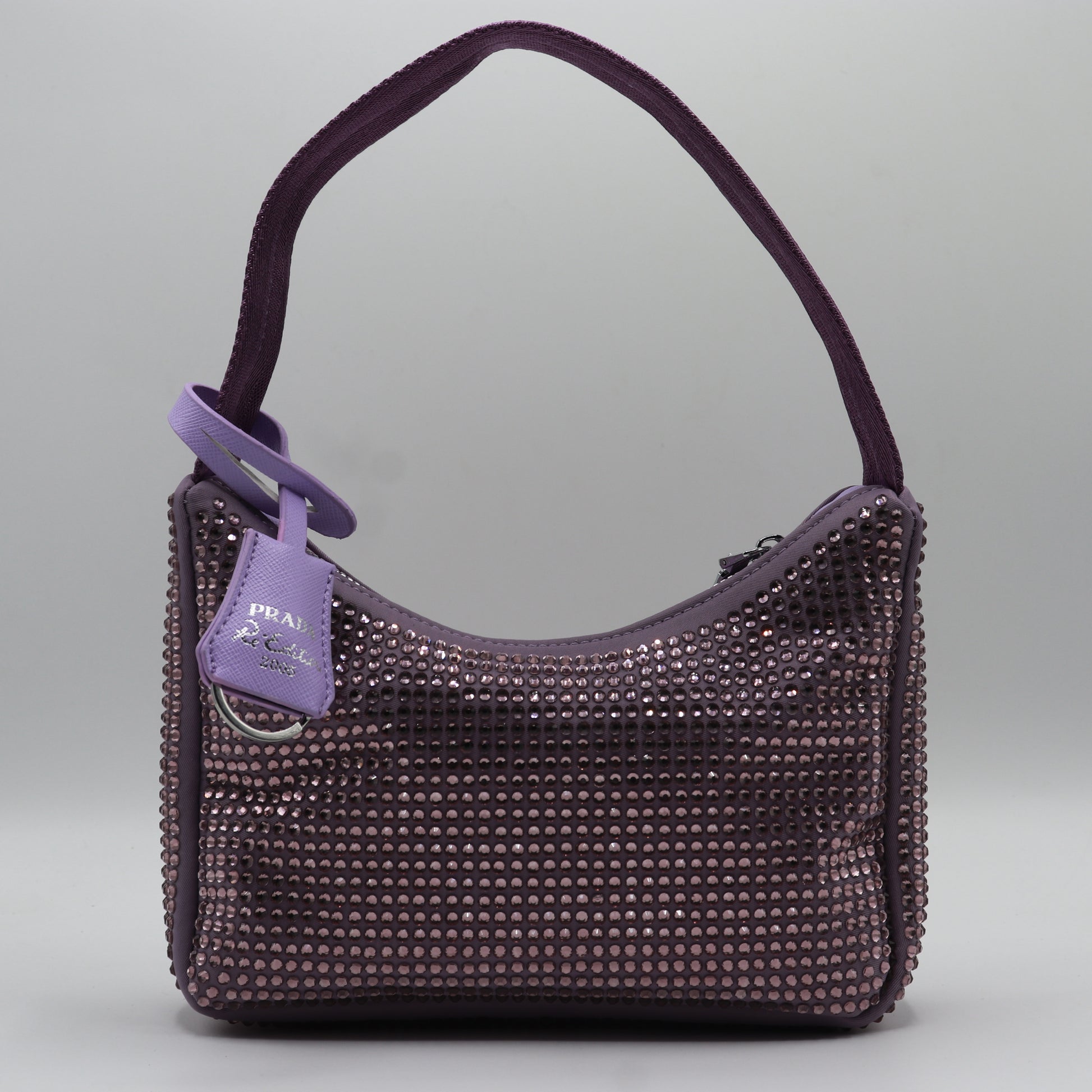 Fashionable Mini Bag with Crystals Shoulder Bag With Box PR03