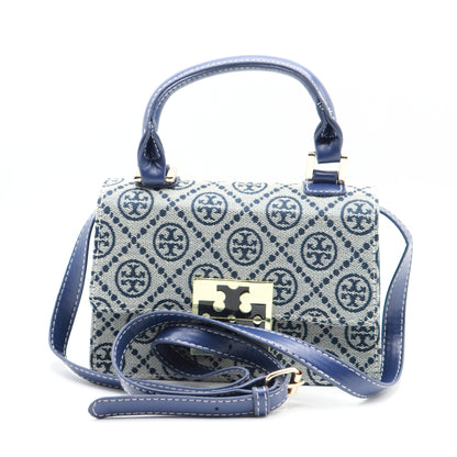 New Stylish Monogram Mini Jacquard Handbag With Box TB06
