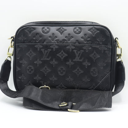 New Stylish Multi Pouch Cross Body Bag | 3-in-1 Combo 3880 BLACK with box