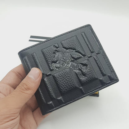 Luxury Men Wallet With Box Black 820A