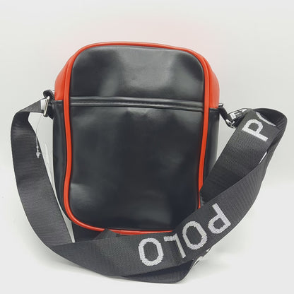 Imported Cross Body Famous Leather Men's Bag PCB-Black-453