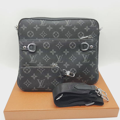 New Stylish 3 in 1 Multi Pouch Cross Body Bag With Box