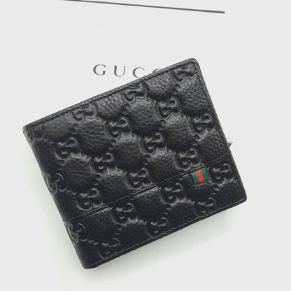 Luxury Men Wallet With Box 3372A Black